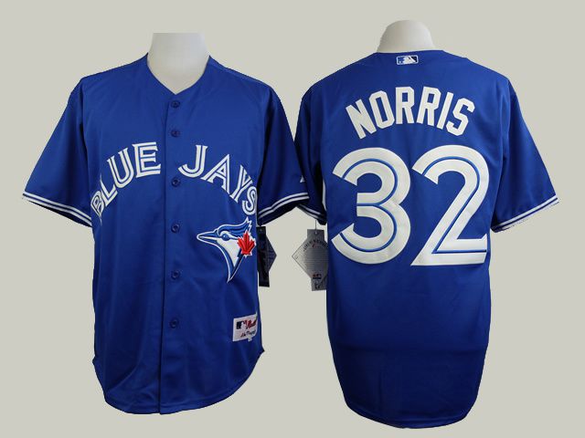 Men Toronto Blue Jays #32 Norris Blue MLB Jerseys->toronto blue jays->MLB Jersey